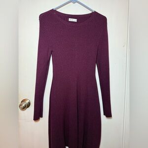 Nine West Long Sleeve Dress - Purple